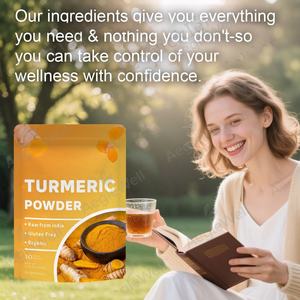 Aeglewell Organik Zerdeçal Tozu Kurkumin Zengini - %100 Saf Doğal GDO'suz Glutensiz Sağlık İçin - Product Image 2