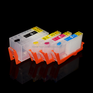 Cartouches d'<span class=keywords><strong>encre</strong></span> rechargeables 4 couleurs pour <span class=keywords><strong>HP</strong></span> 924 923 925 926 927 928 pour HP924 XL pour imprimantes <span class=keywords><strong>HP</strong></span> Officejet Pro 8120 8123 8133 - Product Image 1