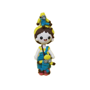 Thủ công dệt kim Polyester <span class=keywords><strong>Minion</strong></span> bức tượng kiva thương hiệu mát mẻ dễ thương cậu bé 'sáng tạo sưu tập bà bầu món quà giáng sinh - Product Image 6