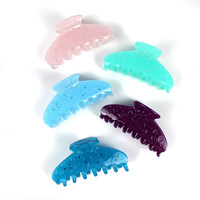 Pince à cheveux en acétate acrylique YIYI pour femme, pince crabe tendance avec strass, vente en gros, accessoires pour cheveux