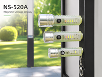 Mini lampe torche LED blanche super lumineuse, portable, alimentée par batterie 18650, zoom, en alliage d'aluminium, USB, fluorescente, magnétique