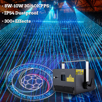 Luz Láser de Animación RGB Knight 8w para Discoteca, Fiesta, Espectáculo de Luces para Club Nocturno