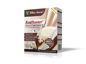 Wins Town Fat Buster Protein Shake Vanille Fraise Chocolat Saveurs pour la perte de poids Repas de remplacement Diet Friendly Box - Product Image 3