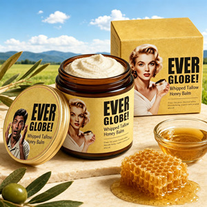 Bálsamo de Sebo Batido con Miel y Aceite de Oliva, Flor de Caléndula, Vitamina E, Crema Natural <span class=keywords><strong>para</strong></span> el Cuidado de la Piel, Reparadora e Hidratante, con Logotipo OEM - Product Image 2