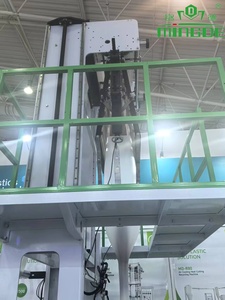 Machine d'extrusion de film soufflé à trois couches, type mini, machine de coextrusion de film soufflé <span class=keywords><strong>ABA</strong></span> à trois couches pour sacs poubelle en rouleau - Product Image 5
