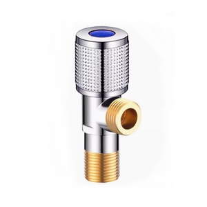 Robinet d'arrêt d'angle en laiton G1/2'' à filetage mâle pour cuisine et salle de bain - Product Image 5
