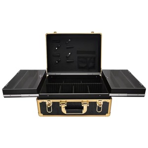 Portable Convenience Barber Travel Suit with <b>Lock</b> Aluminum Brief Carrying Barber - Product Image 1