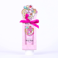 Label privé Noël Enfant Arbre à Thé Lait de Chèvre Curcuma Beurre de Karité Vitamine C Hydratant Exfoliation Parfum Moussant Gel Corporel