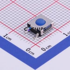 TS-1047A-A1B3-D2 Tactile Switch SMD,6.2x6.3mm Switch Single Pole Single Throw Round Button Vertical Mount 6.2mm - Product Image 1