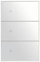Interrupteur mural intelligent Tuya Smart Life Zigbee 118, panneau à boutons moderne, US 3 gangues, 10A 240V, verre trempé, commande vocale à distance