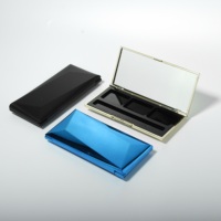 Emballage de fard à paupières vide à 3 cavités personnalisé boîte de maquillage Palettes de fards à paupières de marque privée avec 3 couleurs de casserole