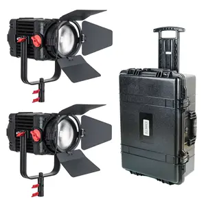 CAME-TV Travel Kits Boltzen MKII 100w Focusable Studio Camera Video Daylight Fresnel Led Lights Kit