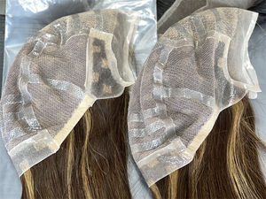 Perruques médicales pour femmes, 100% cheveux humains, perruque complète en PU, perruque médicale, fournitures de fabrication de perruques médicales pour l'<span class=keywords><strong>alopécie</strong></span> - Product Image 3