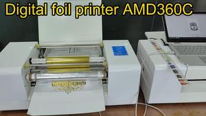 Amydor 360C Nueva Impresora Automática Digital de Lámina Dorada, Máquina de Impresión de Lámina Dorada para Tarjetas de Invitación, Tarjetas de Boda AMD360C - Product Image 3
