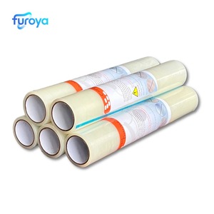 Film de protection temporaire en PE pour tapis, rouleau auto-adhésif transparent en plastique pour événements, fêtes et protection de chantier - Product Image 1