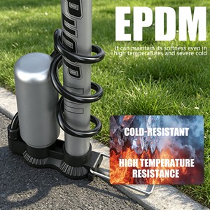 BAIMEI acier repose-pieds Style Portable vélo <span class=keywords><strong>pompe</strong></span> à <span class=keywords><strong>main</strong></span> haute pression <span class=keywords><strong>pompe</strong></span> au sol pour accessoires de vélo - Product Image 5