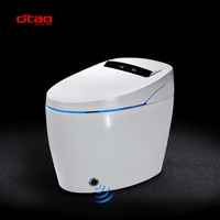 Offre Spéciale lavage automatique électrique intelligent wc cuvette de toilette salle de bain céramique chasse automatique intelligente toilette avec bidet
