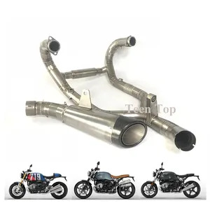 Hochleistungs-R NINE T Motorrad-Auspuff anlage Downpipe Slip-On Auspuff Titan Motorrad R9T Auspuff Escape