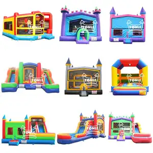 Inflatable Bouncer Jumping Castle Slide Commercial Bounce House With Slide Bounce House Water Slide Combo