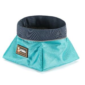 UFBemo-tazón de agua plegable para mascotas, cuenco portátil personalizado para perro, color azul y verde, venta al por mayor - Product Image 1