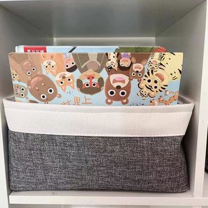 Clothing Organizer <b>Storage</b> Box Rectangle Linen Fabric With Rope Handle For <b>Clothes</b> Underwear Toys Laundry - Product Image 4