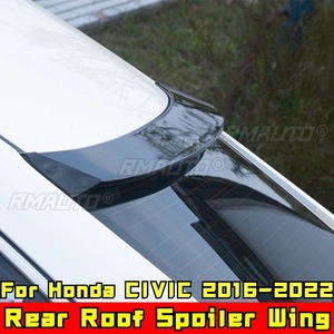 CIVIC Roof Spoiler Glossy <b>Black</b> a Style Rear Trunk <b>Wing</b> Rear Spoiler Body Kit for Honda CIVIC 10th Gen 2016-2022 Car Accessories - Product Image 3