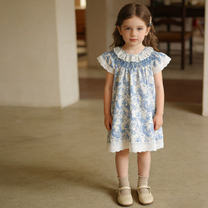 chinese dress ladies Kids Mini Dress Anais | White | 4 Yrs