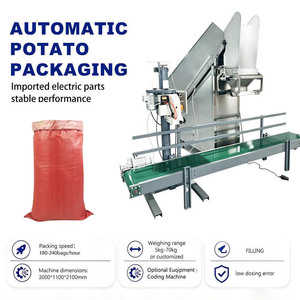 Machine <span class=keywords><strong>d</strong></span>'emballage automatique pour riz, sucre, sel, maïs, aliments, granulés, 5 kg, 10 kg, 15 kg, 25 kg - Product Image 1