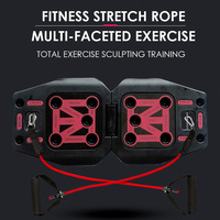 Kit de gym à domicile 10-en-1 : Planche de pompes multifonction pliable pour entraînement fitness