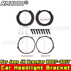 Soporte para Faros Delanteros de Coche, Soporte Fijo para Jeep JK Wrangler 2007-2017, Kit de Carrocería, Accesorios para Coche - Product Image 2