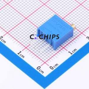 Résistance/potentiomètre réglable PV36W503C01B00 SIP-3P, résistance 9,6x5mm 50kOhm 10% 500mW 100ppm/ ℃ - Product Image 1