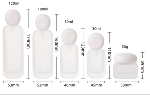 Juego de Frascos de Vidrio Cosméticos de Lujo Personalizados, Botella Cuadrada Rosa de 30ml-120ml con Tapa de Rosca, Impresión Serigrafiada, Envase para Cuidado de la Piel <span class=keywords><strong>Doully</strong></span> - Product Image 4