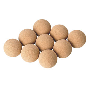 Vente en gros 6.5cm 8cm 10cm Boule de massage en liège naturel pour le cou et les pieds auto-massage - Product Image 5