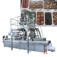Machine d'emballage sous vide automatique par thermoformage pour l'emballage des dattes en boîte, machine de remplissage et de scellage automatique par pesage