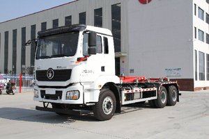รถบรรทุกขยะแบบตะขอเกี่ยว SHACMAN M3000 L3000 X3000 6X4 พร้อมกำลังดึง 30 ตัน สำหรับใช้งานในครัวเรือน งานสุขาภิบาล และงานก่อสร้าง - Product Image 2