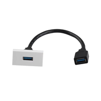 Module de panneau de prise de câble USB Seto 3.0, accessoires multimédias, pièces de télécommunication, prise de câble USB