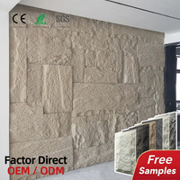 Revestimiento de Piedra Artificial Ligero y Ecológico, Panel de Pared de Piedra Cultivada de Poliuretano/PU, Tablero de Espuma de Poliuretano
