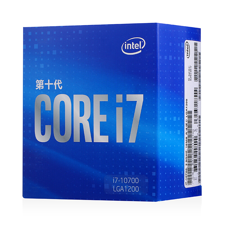 海外最新 Intel Core i710700プロセッサ6コア最大4.8GHz65WDDR4メモリ使用 CPU
