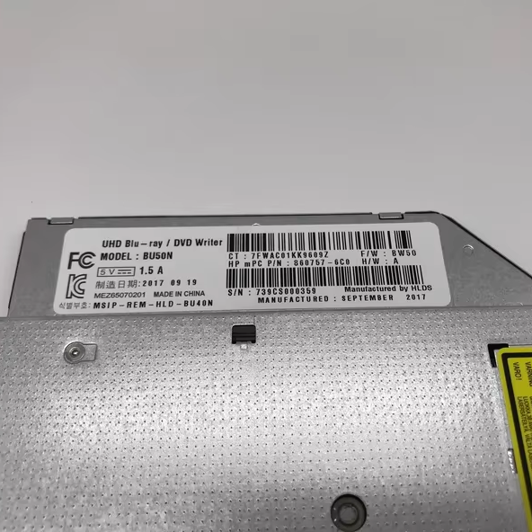 HL BU50N 6X UHD SATA Blu-ray Burner BD-RE BDXL 100G 120GB Writer Drive 9.5mm