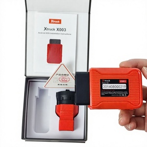เครื่องมือวินิจฉัยรถบรรทุกหนัก Xtruck X003 รุ่นใหม่ล่าสุดปี 2025 - อ่านและลบโค้ด ตรวจสอบพลังงาน 12V สีแดง สำหรับ / - Product Image 1