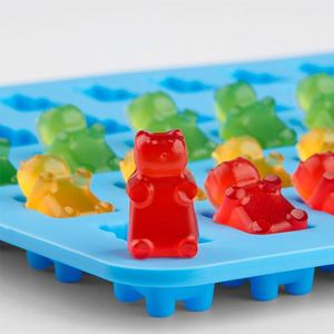 Moule en silicone personnalisé pour chocolats et bonbons, 50 cavités, avec compte-gouttes, pour la fabrication de oursons pour enfants, fait main, vente en gros - Product Image 5