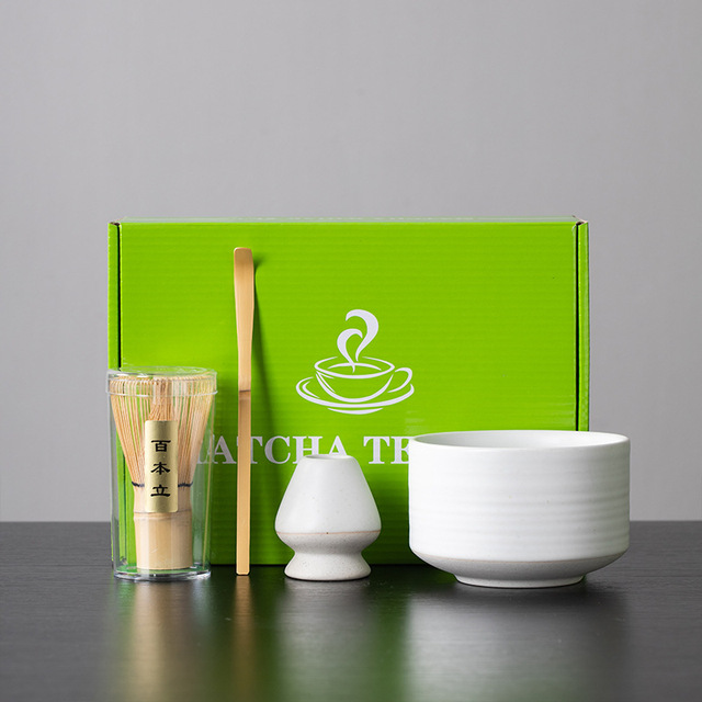 Artisanal Bamboo Matcha Whisk Set - Traditional 3-Piece Kit