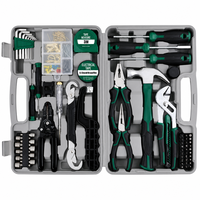 Kit d'outils à main 166 pièces pour la maison et la réparation domestique, comprenant clé à douille, tournevis, marteau, pinces - Vente en gros OEM - Direct Usine