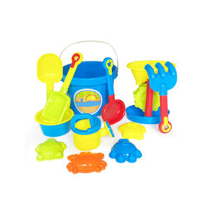 Ensemble de jouets de plage amusants et colorés pour enfants, jeux de sable en plein air, activités créatives et divertissements estivaux sans fin au bord de la mer - Product Image 1