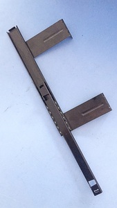 Rail de glissières de clavier d'ordinateur de 35 mm glissière de clavier de canal télescopique en acier laminé à froid de 14 pouces - Product Image 3