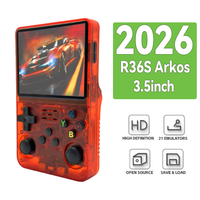 Console de jeu portable rétro NKIWI Mini R36S avec écran IPS de 3,5 pouces, 20 000 jeux intégrés, système d'exploitation Linux
