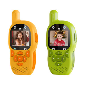 Talkie-walkie vidéo pour enfants avec écran de 2 pouces, affichage photo, radio bidirectionnelle, jouet portable pour jeu parent-enfant en intérieur et en extérieur - Product Image 3