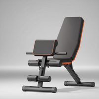 Banc de musculation multifonctionnel Lingxi, pliable, en PU, réglable, assistant pour les sit-ups, design ergonomique, unisexe