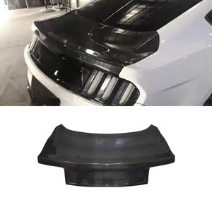 Tapa de Maletero Trasero con Aspecto de Fibra de Carbono Real para Ford Mustang 2015-2022, Pieza de Modificación de Kit de Carrocería - Product Image 1