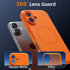<span class=keywords><strong>Coque</strong></span> de protection souple en <span class=keywords><strong>silicone</strong></span> Orange pour <span class=keywords><strong>iPhone</strong></span> 17, compatible avec la recharge sans fil, pour <span class=keywords><strong>iPhone</strong></span> 17 Air 16 15 14 <span class=keywords><strong>13</strong></span> 12 Pro Max Plus - Product Image 2